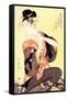 Reigning Beauty: Hanozuma-Kitagawa Utamaro-Framed Stretched Canvas