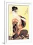 Reigning Beauty: Hanozuma-Kitagawa Utamaro-Framed Art Print