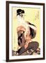 Reigning Beauty: Hanozuma-Kitagawa Utamaro-Framed Art Print