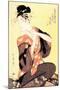 Reigning Beauty: Hanozuma-Kitagawa Utamaro-Mounted Art Print