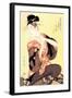 Reigning Beauty: Hanozuma-Kitagawa Utamaro-Framed Art Print