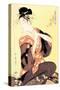 Reigning Beauty: Hanozuma-Kitagawa Utamaro-Stretched Canvas