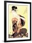 Reigning Beauty: Hanozuma-Kitagawa Utamaro-Framed Art Print