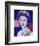 Reigning Queens: Queen Elizabeth II of the United Kingdom, 1985 (blue)-Andy Warhol-Framed Giclee Print