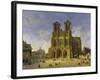 Reims Cathedral, 1833-Domenico Quaglio-Framed Giclee Print