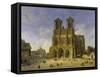 Reims Cathedral, 1833-Domenico Quaglio-Framed Stretched Canvas