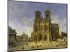 Reims Cathedral, 1833-Domenico Quaglio-Mounted Giclee Print