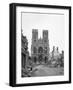 Reims Cathedral after the German Retreat, 1918-Jacques Moreau-Framed Giclee Print