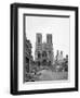 Reims Cathedral after the German Retreat, 1918-Jacques Moreau-Framed Giclee Print