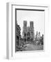 Reims Cathedral after the German Retreat, 1918-Jacques Moreau-Framed Giclee Print