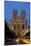 Reims Cathedral at dusk in Champagne France-Charles Bowman-Mounted Photographic Print