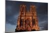 Reims Cathedral France west front-Charles Bowman-Mounted Photographic Print