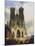 Reims Cathedral, Painting by David Roberts (1796-1864)-David Roberts-Mounted Giclee Print