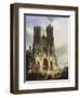 Reims Cathedral, Painting by David Roberts (1796-1864)-David Roberts-Framed Giclee Print