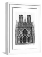 Reims Cathedral-null-Framed Giclee Print