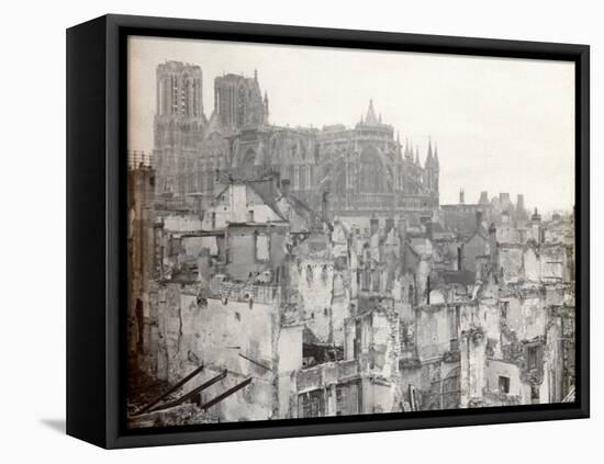 Reims Cathedral-null-Framed Stretched Canvas