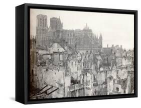 Reims Cathedral-null-Framed Stretched Canvas