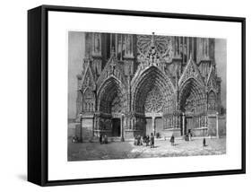 Reims Cathedral-null-Framed Stretched Canvas