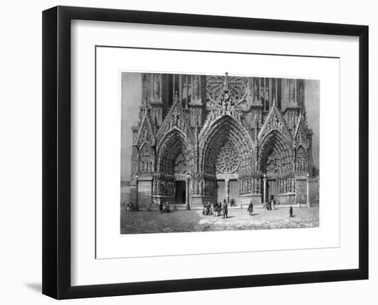 Reims Cathedral-null-Framed Giclee Print