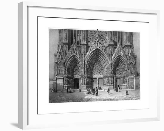 Reims Cathedral-null-Framed Giclee Print