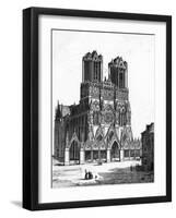 Reims Cathedral-null-Framed Art Print