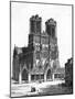 Reims Cathedral-null-Mounted Art Print