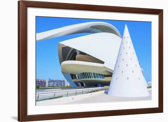 Reina Sofia Arts Palace, City of Arts and Sciences, Valencia, Spain-Marco Simoni-Framed Photographic Print