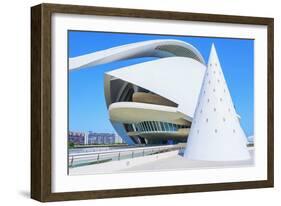 Reina Sofia Arts Palace, City of Arts and Sciences, Valencia, Spain-Marco Simoni-Framed Photographic Print