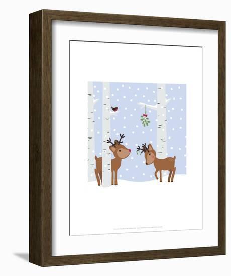 Reindee Love - Wink Designs Contemporary Print-Michelle Lancaster-Framed Art Print