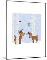 Reindee Love - Wink Designs Contemporary Print-Michelle Lancaster-Mounted Art Print