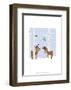 Reindee Love - Wink Designs Contemporary Print-Michelle Lancaster-Framed Giclee Print