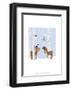 Reindee Love - Wink Designs Contemporary Print-Michelle Lancaster-Framed Giclee Print