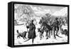 Reindeer 1878-T Bungartz-Framed Stretched Canvas