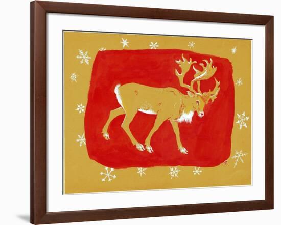 Reindeer, 1960s-George Adamson-Framed Giclee Print