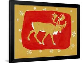 Reindeer, 1960s-George Adamson-Framed Giclee Print