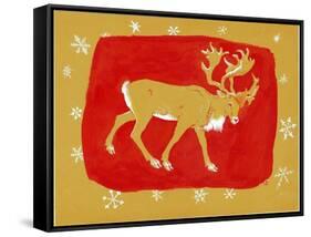 Reindeer, 1960s-George Adamson-Framed Stretched Canvas