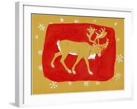 Reindeer, 1960s-George Adamson-Framed Giclee Print