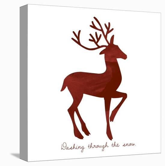 Reindeer 1-Erin Clark-Stretched Canvas