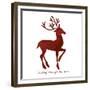 Reindeer 1-Erin Clark-Framed Giclee Print