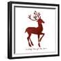 Reindeer 1-Erin Clark-Framed Giclee Print