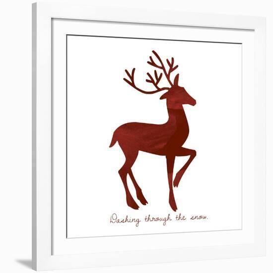 Reindeer 1-Erin Clark-Framed Giclee Print