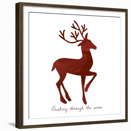 Reindeer 1-Erin Clark-Framed Giclee Print