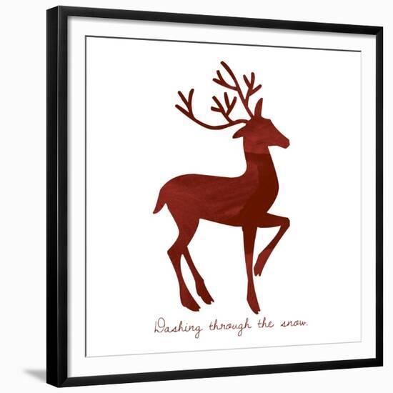 Reindeer 1-Erin Clark-Framed Giclee Print