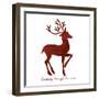 Reindeer 1-Erin Clark-Framed Giclee Print