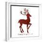 Reindeer 1-Erin Clark-Framed Giclee Print