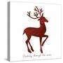 Reindeer 1-Erin Clark-Stretched Canvas