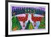 Reindeer and Rabbits-Cathy Baxter-Framed Giclee Print