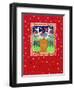 Reindeer and Robins-Cathy Baxter-Framed Giclee Print