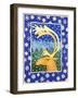 Reindeer and Snowflakes-Cathy Baxter-Framed Giclee Print