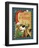 Reindeer Cocoa-Margaret Wilson-Framed Giclee Print